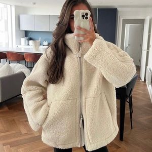 H&M Teddy Bear Jacket Faux Shearling